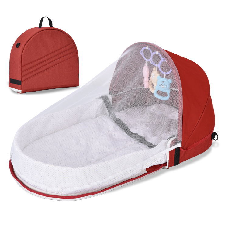 0-12m Baby Nest Portable Travel Bassinet/Bag with Mosquito Net